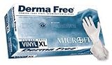 Microflex ® Derma Free ® Vinyl Powder-Free Disposable Gloves - Small Clear - DF850-S