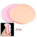 2 Pcs Makeup Washing Face Pure Color Sponge Powder Puff for Lady