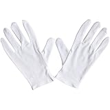 Meta-U Wholesale White Soft 100% Cotton Work/Lining Glove (5 pairs)