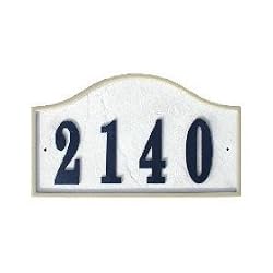 Qualarc RIG-4916 Ridgestone Serpentine Address Plaque System, Slate