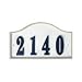 Qualarc RIG-4916 Ridgestone Serpentine Address Plaque System, Slate