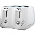 Russell Hobbs 13899 4 Slice Compact Toaster in white and chrome