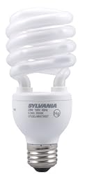 Sylvania 29490 23-Watt CFL Mini Twist Light Bulb, Soft White, 6 pack