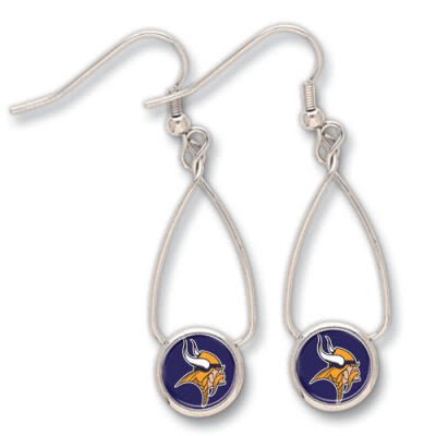 Minnesota Vikings French Loop Dangle Earrings