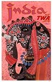 Fly TWA. India Poster