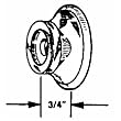 Prime Line Prod. 243349 Door Stop And Wall Protector
