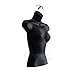 Female Mannequin Torso, Dress Form Hollow Back Body or T Shirt Display, For Hanging in Craft Shows, Photos or Design, Easy to Use and Store, For Small - Medium Clothing Sizes.