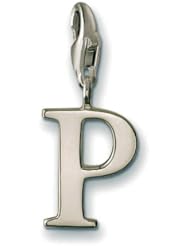 Thomas Sabo Letter "P" Charm, Sterling Silver
