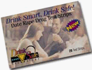 DrinkSafe Date Rape Drug Test Strips   20 Tests / 10 cards, detect ghb and ketamine