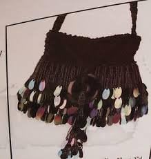 Cha-Cha Beaded Shoulder Bag - Jet Black (6"h x 7"w x 2"d)