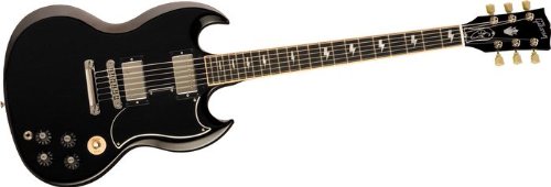 Gibson Angus Young Signature SG Electric Guitar, Ebony - Chrome Hardware