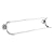 KOHLER K-11413-P-CP Bancroft 24-Inch Double Towel Bar in Polished Chrome with White Bar, Polished Chrome