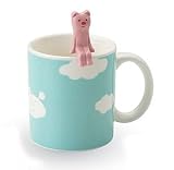 Concombre by Decole Mug and Spoon Set - Pig