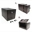 Standard Drop Box with Shield and Locks - Casino Supplies > Tables > Drop & Toke Bokes