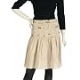 Women's Gauzy Cotton Skirt w/ Seashell Accents