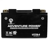 UPG UT7B-4 Adventure Power Power Sport AGM Series Sealed AGM Battery