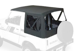 Bestop 51361-15 Replace-a-top Black Denim Replacement Soft Top