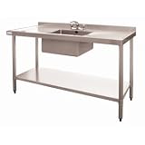 Vogue Stainless Steel Sink - 1500 x 600mm Double drainer
