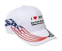 I Love/Heart Nova Scotia Duck Tolling Retriever Adult USA Flag Racing Flame Hat / Cap