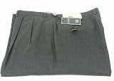 Ralph Lauren Mens Double Pleated Charcoal Gray Wool Dress Pants – Size 35 x32