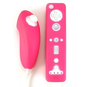 WII Accessories: Silicone Skin Cover for Nintendo Wii Remote and Nunchuk + Kingston 1gb Microsd Memory Card w/ Sd and Minisd Adapters for Nintendo WII Case (Many color available)