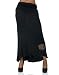 Apple Bottoms Solid Tube Long Dress To Skirt Black M
