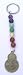Chakras Keychain Gemstone Beaded Quan Yin Goddess Buddha Blessings