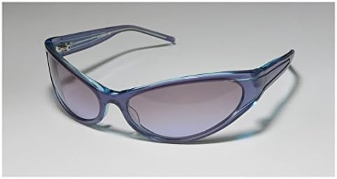 Christian Roth 14255 Mens/Womens Wrap Full-rim Sunglasses/Eyewear (64-16-115, Violet)