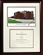 Northeastern Illinois University Graduate Framed Lithograph w/ Diploma Opening