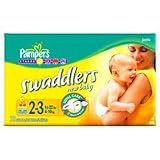 Pampers Swaddlers New Baby Jumbo Pack Diapers Size 2 - 3, 14 - 22 lbs - 33 Pads / Pack, 4 Packs
