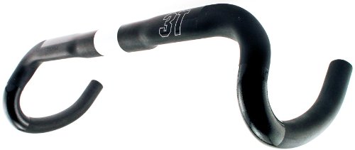 3T DESIGN ERGONOVA TEAM STEALTH 38cm C-C Drop Handlebars 31.8mm Carbon Fiber