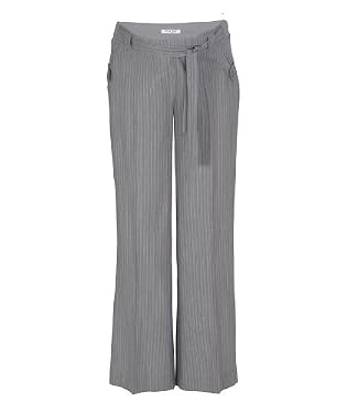 Grey stripe linen underbump trousers 18
