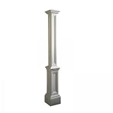 Mayne 5837-WH Signature Lamp Post, Decorative Post Only, White