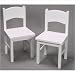 Gift Mark Children's 2 Chair Set Designed to match 1406W Table, White