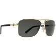 VonZipper Metal Stache Men's Fashion Sunglasses - Gold Satin/Vintage Grey
