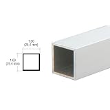 Buy CRL Satin Anodized 1 Square Aluminum Tubing - 12 ft Long by C.R. Laurence