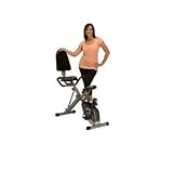 Exerpeutic 400XL Folding Semi Recumbent Exercise Bike,effective and comfortable workout (1110)