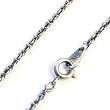 Chain Double Plating Old Silver , 18in