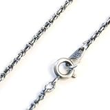 Chain Double Plating Old Silver , 18in