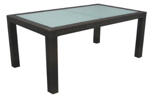 Amalfi 8 Seat Outdoor Dining Table (Espresso) (29
