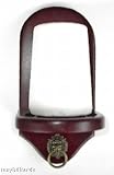 Wall Mount Pool Table Cone Chalk Holder Mahogany With Chalk