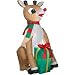Disney 4 ft Lighted Rudolph Airblown Christmas Inflatable
