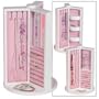 Mele Rondelle White Wooden Revolving Jewelry Stand
