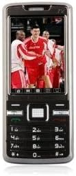 K10 Dual Card Quad Band Flashlight TV Function Touch Screen Cell Phone Black (2GB TF Card)