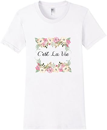 Women's C'est La Vie TShirt Medium White
