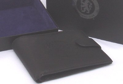 Chelsea F.C. Official Embossed Crest Leather Wallet