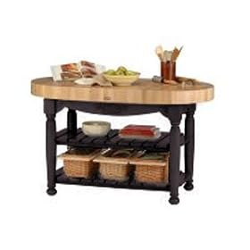 John Boos and Co. American Heritage Collection Black Harvest Table 60x30x4-in. by John Boos