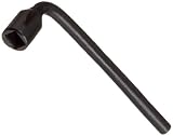 Martin 276H High Carbon Steel 1-1/4 Square Opening Offset Socket Wrench, 4 Points, 14-7/8 Overall Le