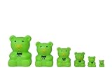 Matryoshka Madness Green Teddy