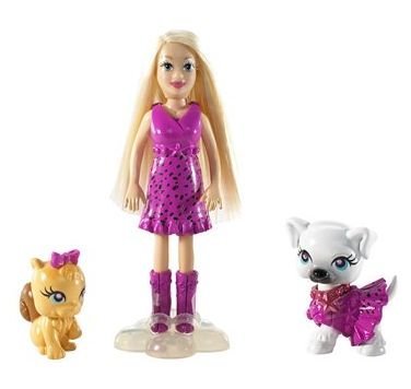 Polly Pocket Sparklin Pets Playset with Herstie Doll